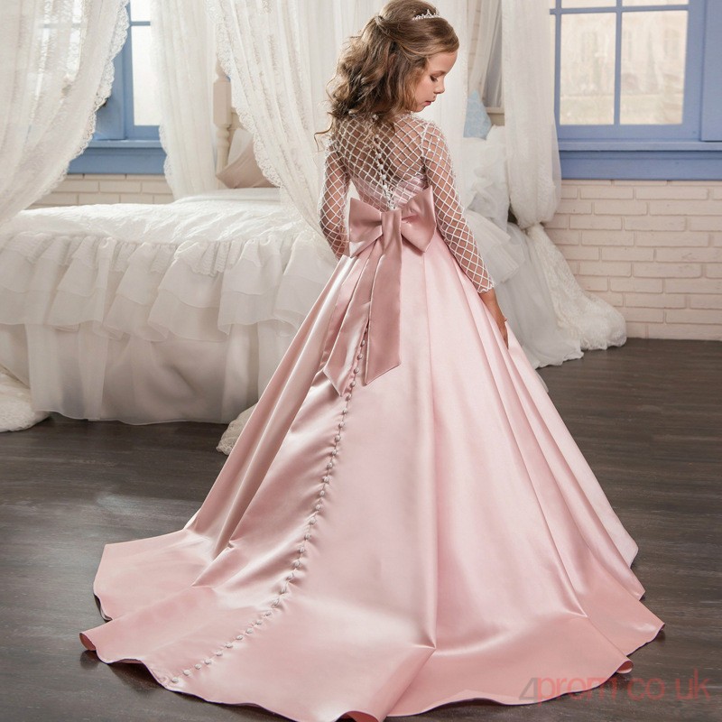 New Style Princess Long Sleeve Kids Prom Dress for Girls CH0118 - 4prom