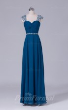 A-line Aegean Chiffon Floor-length Prom Dress(PRBD04-S499)