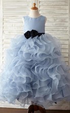 Princess Jewel Lavender Blue Kids Girls Dress CH0173