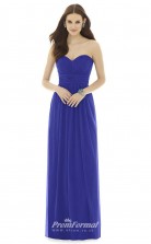 DASUKD725 Plus Sides A Line Sweetheart Blue 146 Chiffon With Open Back Bridesmaid Dresses