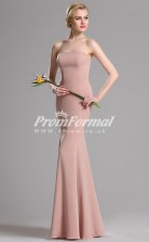 EBD019 Strapless Nude Pink Bridesmaid Dresses