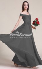 EBD020 Strapless Grey Bridesmaid Dresses