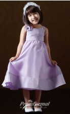 Cute A-line Ankle-length Lilac Flower Girls Dresses FGD417