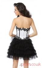 Black Tulle A-line Mini Sweetheart Graduation Dress(JT2269)