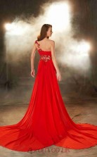 Trumpet/Mermaid Chiffon Red Sweetheart Floor-length Evening Dress(JT2615)