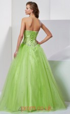 Sage Green Tulle Ball Gown Sweetheart Floor-length Evening Dresses(JT2795)
