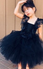 Ball Gown Kids Girls Prom Dress with Ruffles BCH006