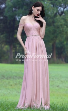 EBD006 Sweetheart Pink Bridesmaid Dresses