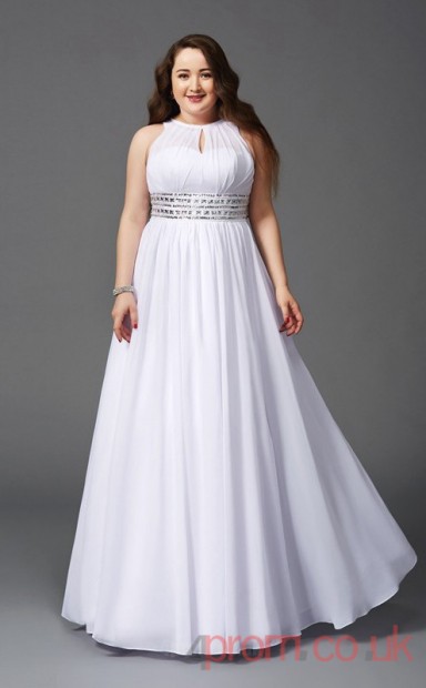 white chiffon dress uk